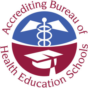 accredited bureau of health education schools logo